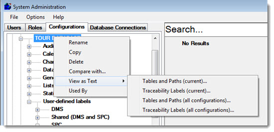 Table Path Tables and File Paths